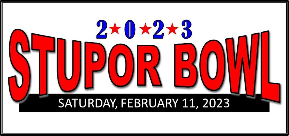 Stupor Bowl 2023 logo