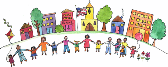 Community Education Cartoon Graphic