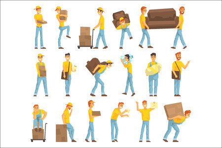 Cartoon of furniture movers
