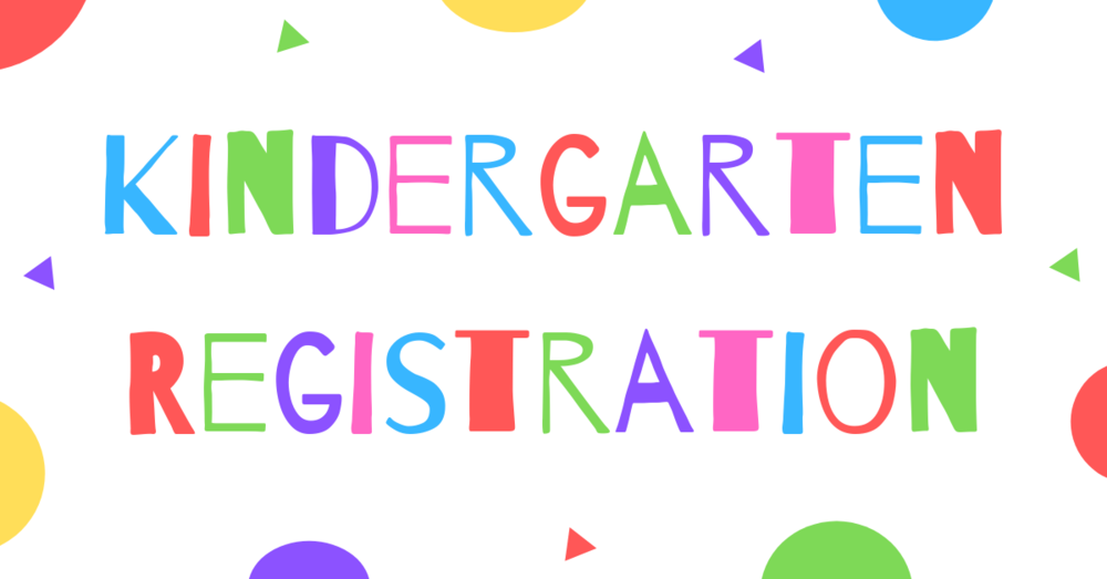 Kindergarten Registration graphic