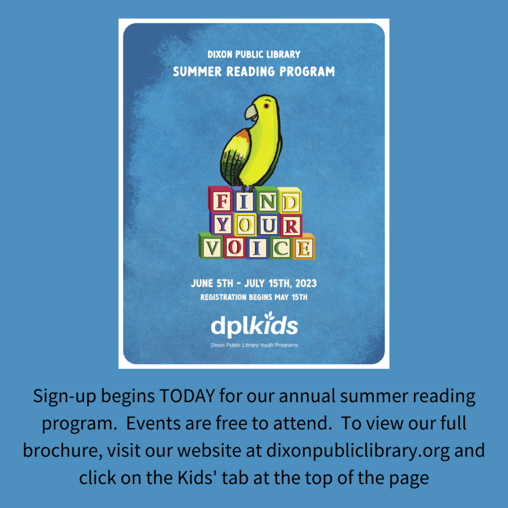 summer reading program promo