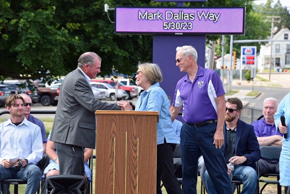 Photo of Mark Dallas Way Ceremony