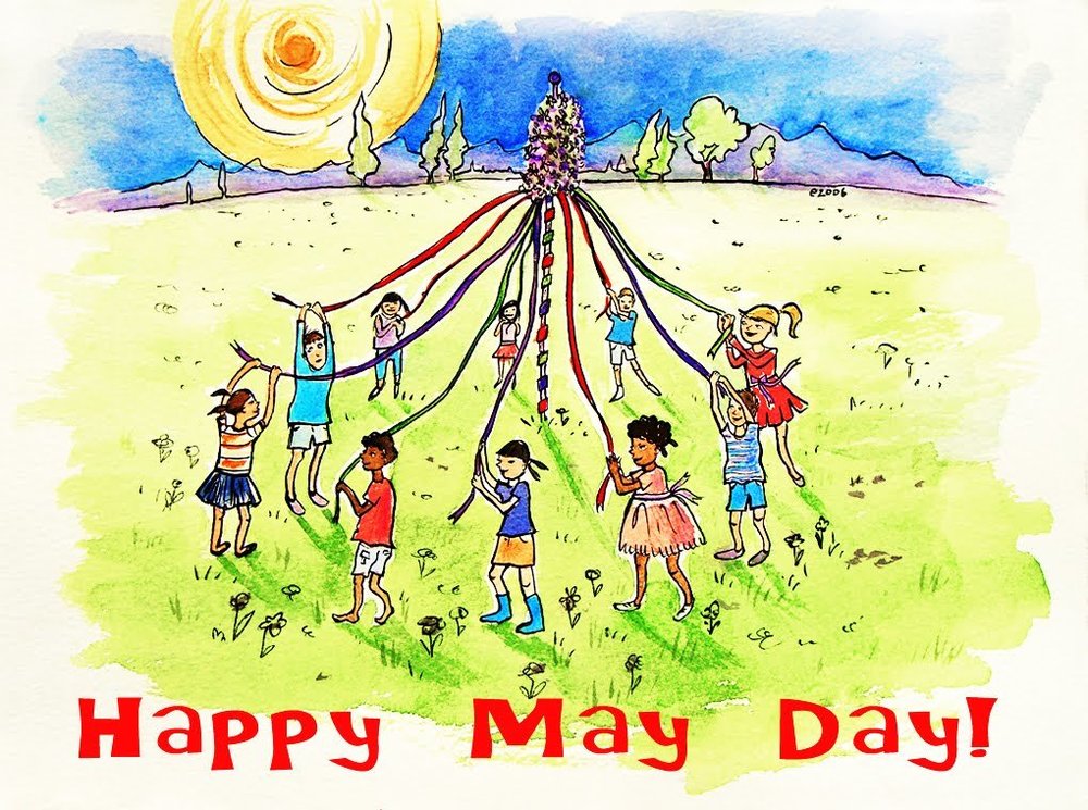 May Day graphic