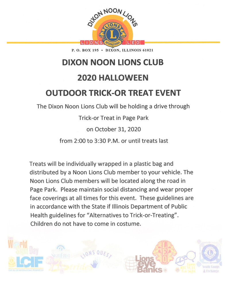 2020 Halloween Trick-Or-Treat Event