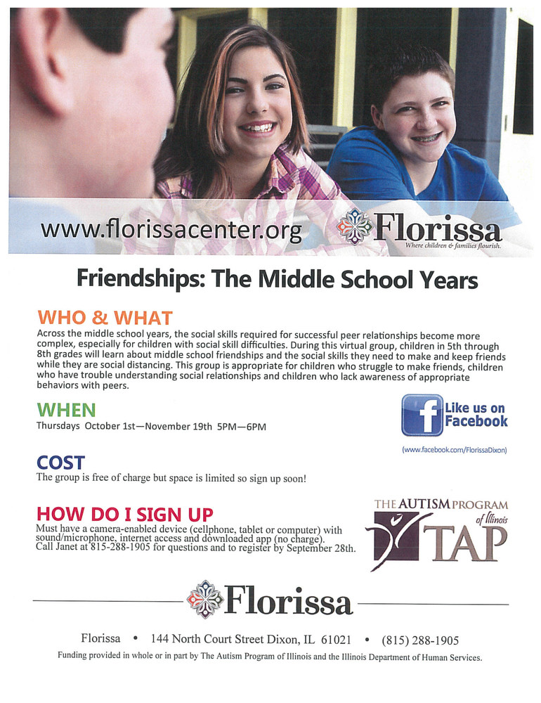 Friendships: The Middle School Years
