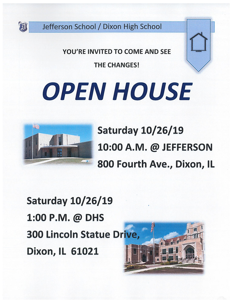 Jefferson/DHS Construction Open Houses