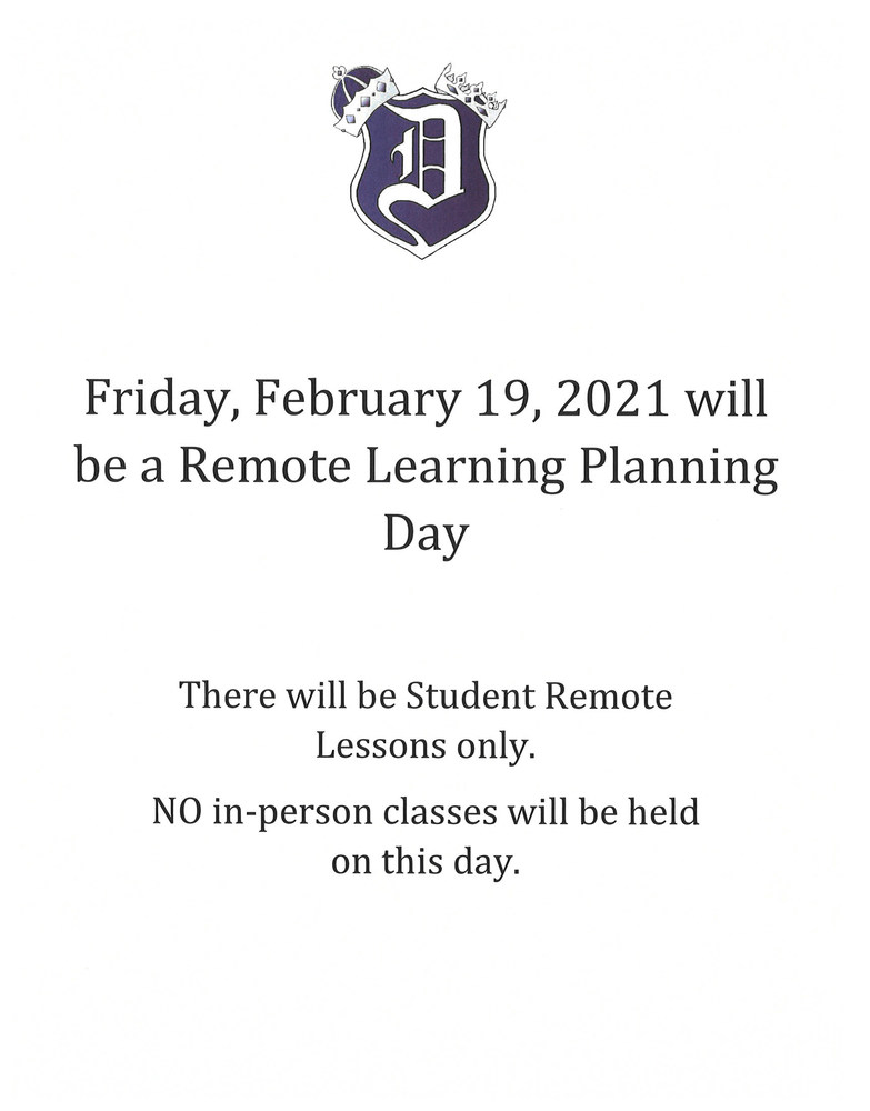 Remote Learning Planning Day Flyer