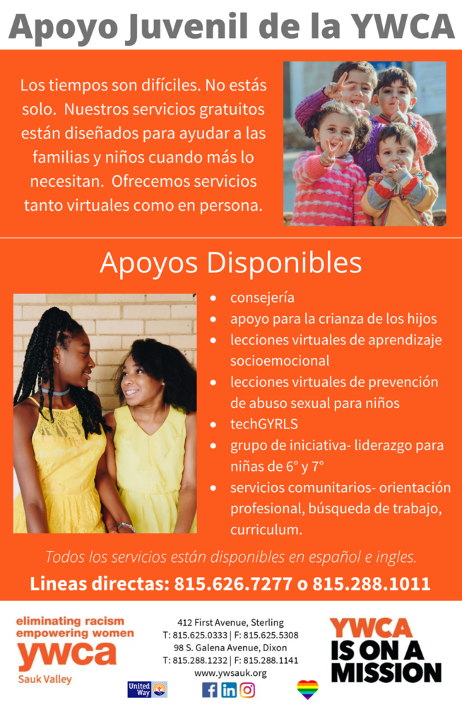 YWCA Youth Support (Spanish)