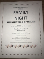 Elementary Family Night Ice Cream Social