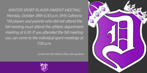 DHS Winter Sport Meetings