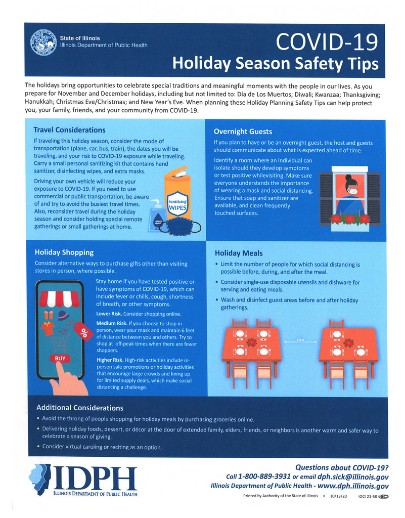 Covid-19 Holiday Season Safety Tips