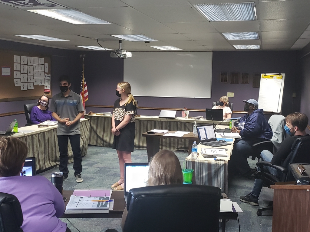 CEO Student talk to the board