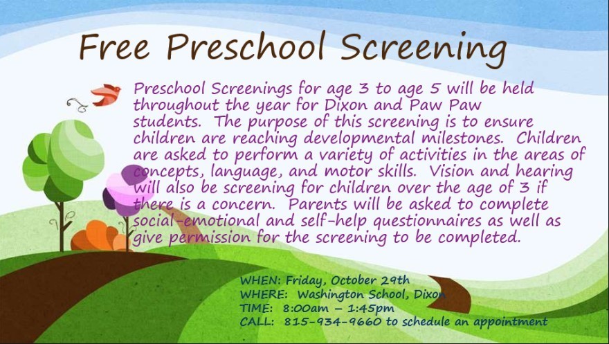 PreSchool Screening