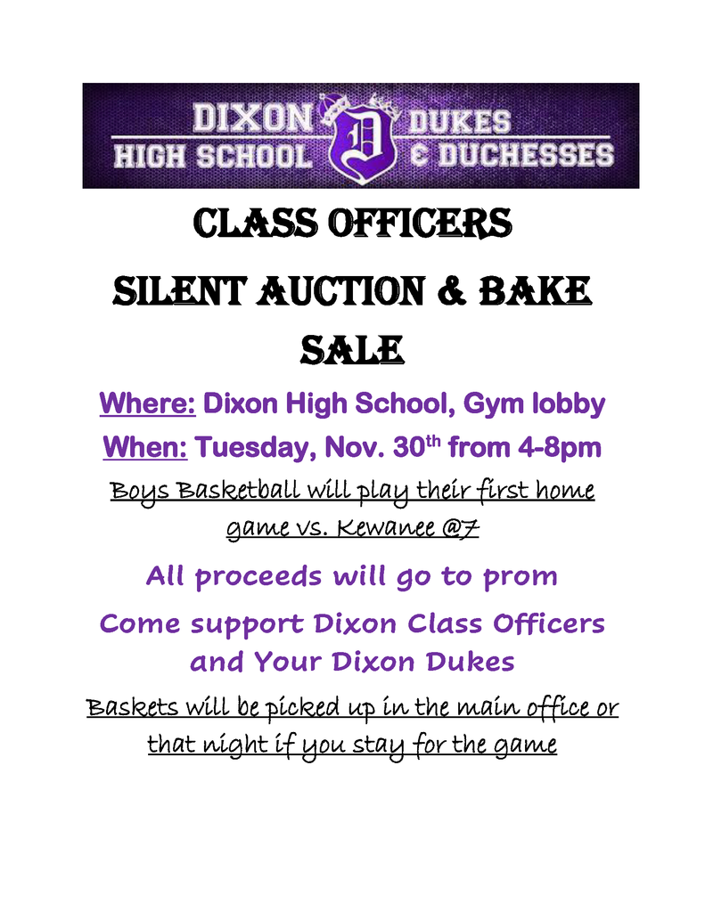 Bake Sale Flyer