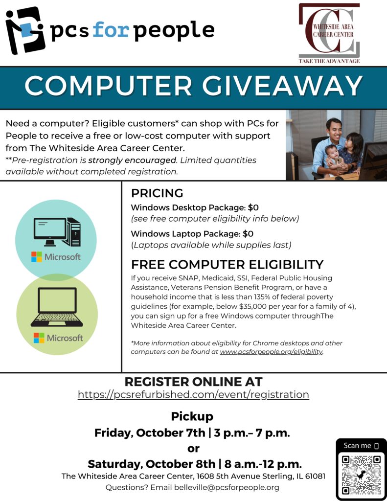WACC Computer Giveaway Flyer