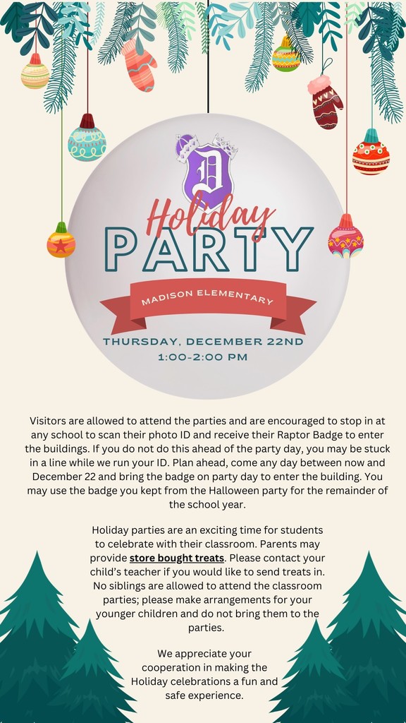 Holiday party flier