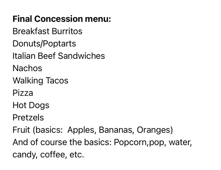 concessions 
