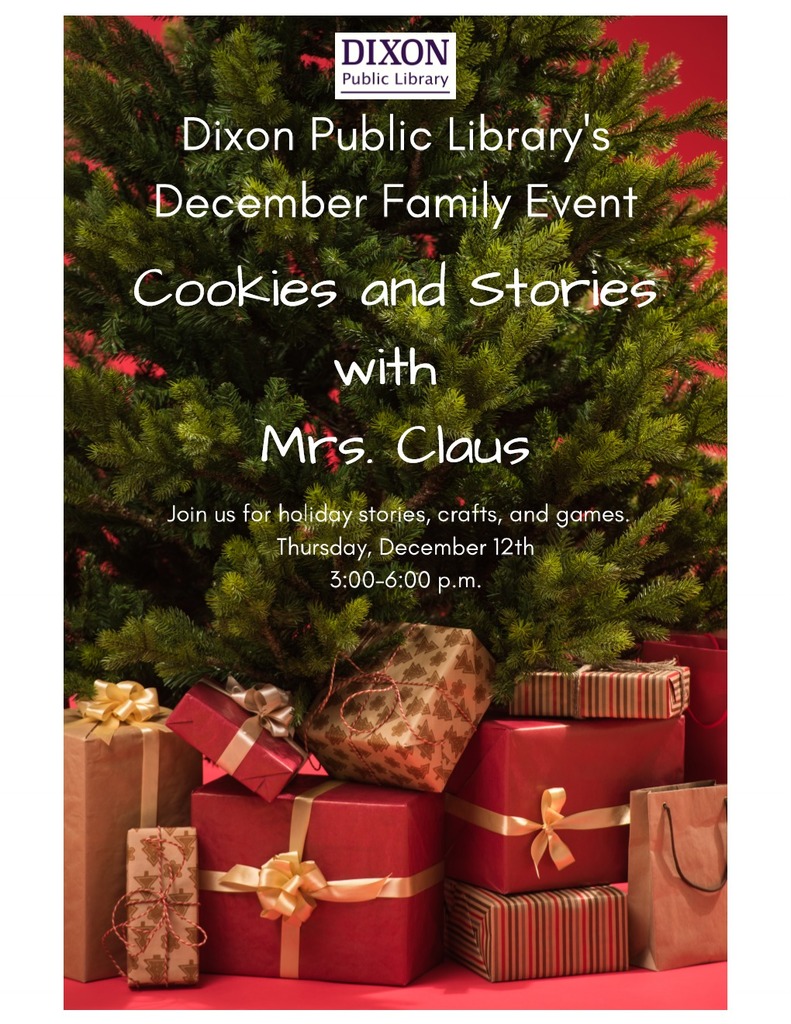 DPL Cookies & Stories w/Mrs. Claus Flyer